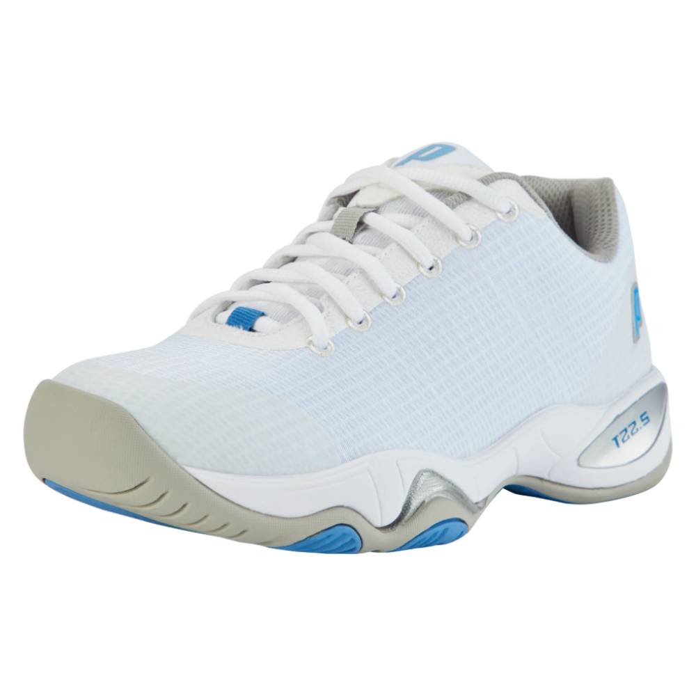 Prince T22.5 Women's Tennis Shoe (White/Blue) - RacquetGuys.ca