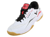 Victor A172 Men's Indoor Court Shoe (White/Red) - RacquetGuys.ca