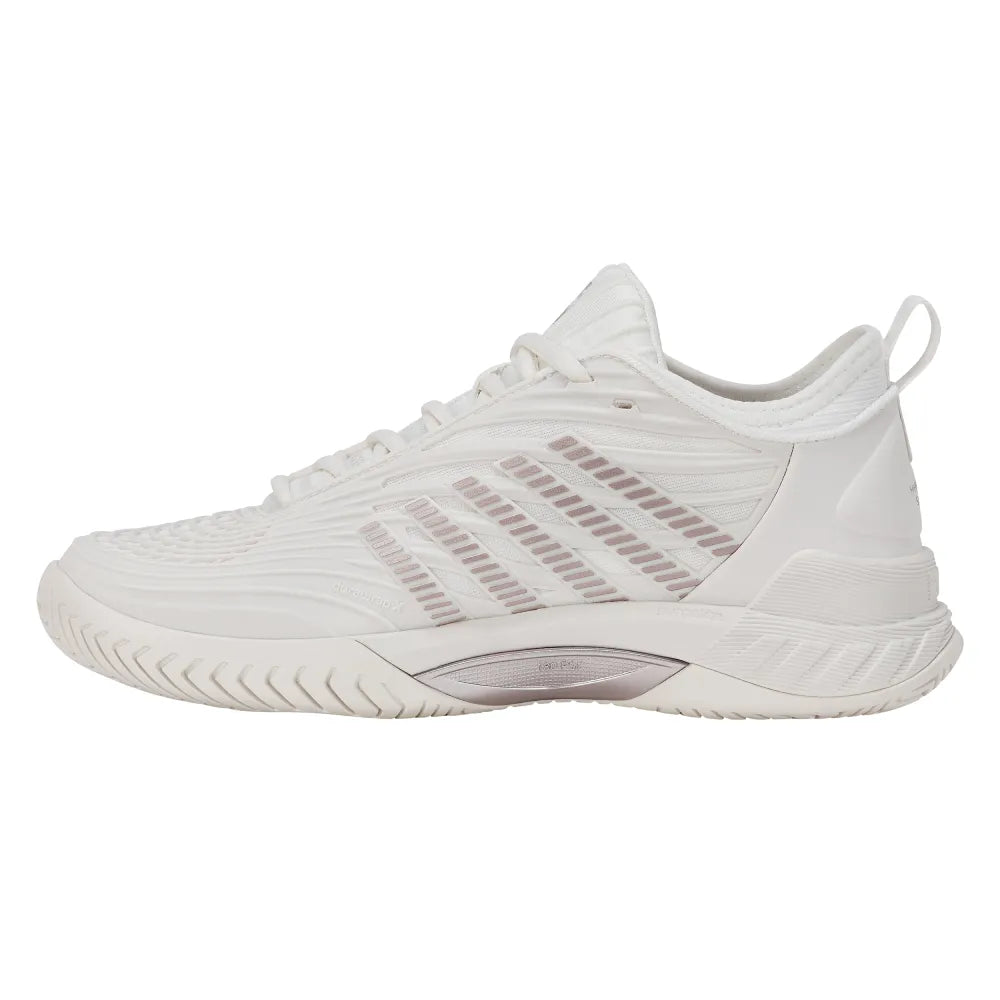 K-Swiss Hypercourt Supreme 2 Women's Tennis Shoe (Blanc de Blanc/Rose Gold) - RacquetGuys.ca