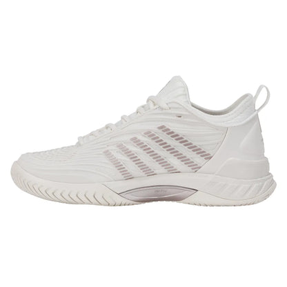 K-Swiss Hypercourt Supreme 2 Women's Tennis Shoe (Blanc de Blanc/Rose Gold) - RacquetGuys.ca