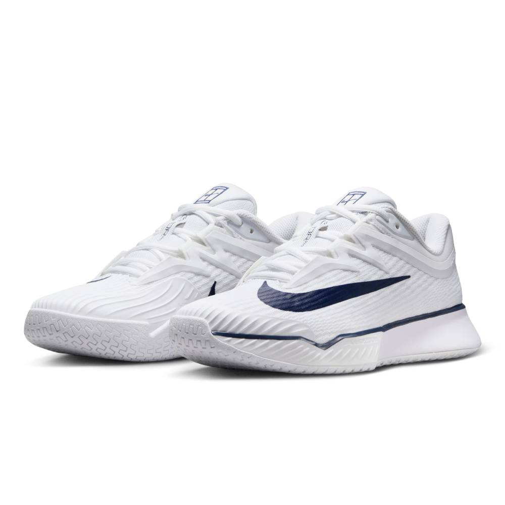 Nike Zoom Vapor Pro 3 Premium Women's Tennis Shoe (White/Navy) - RacquetGuys.ca