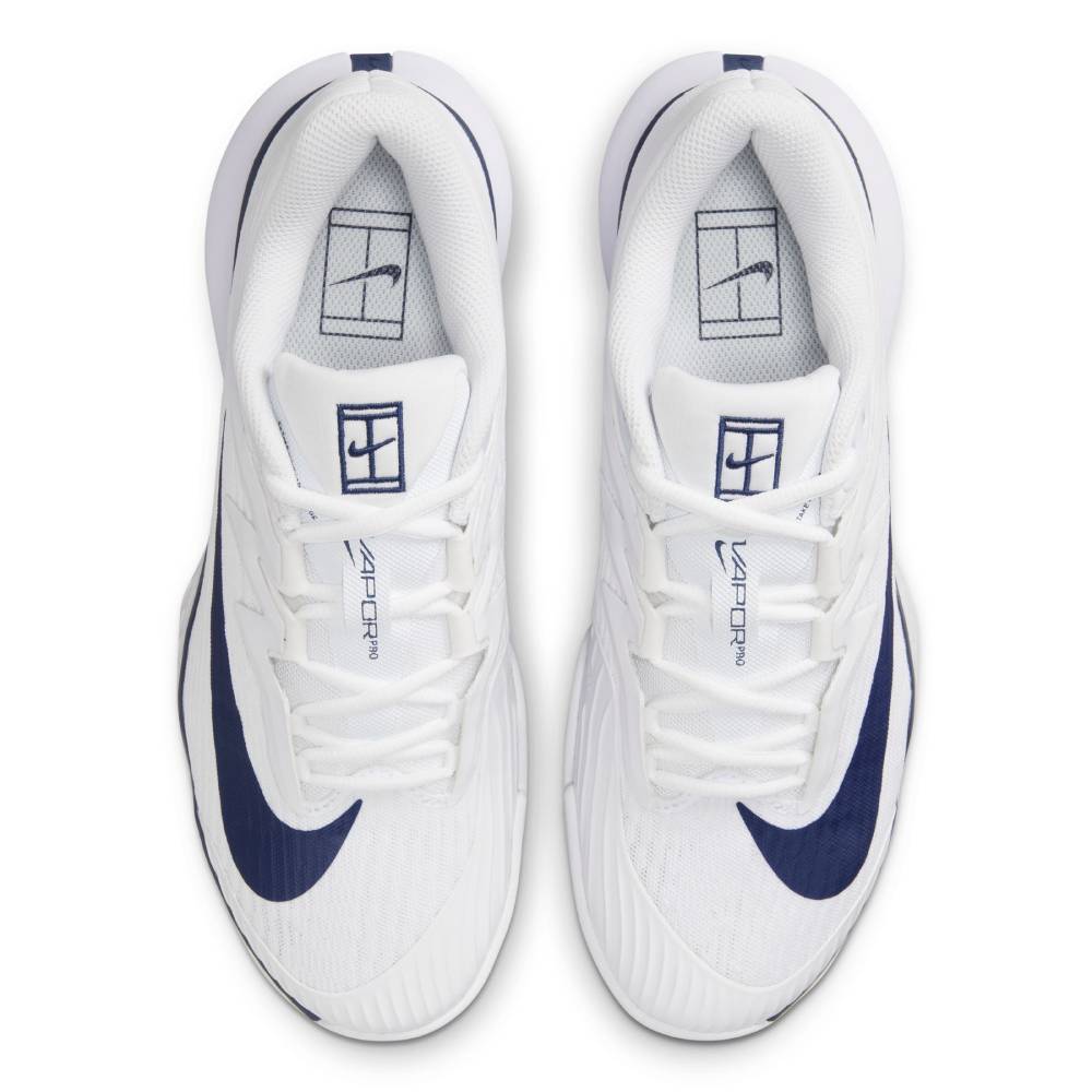 Nike Zoom Vapor Pro 3 Premium Women's Tennis Shoe (White/Navy) - RacquetGuys.ca