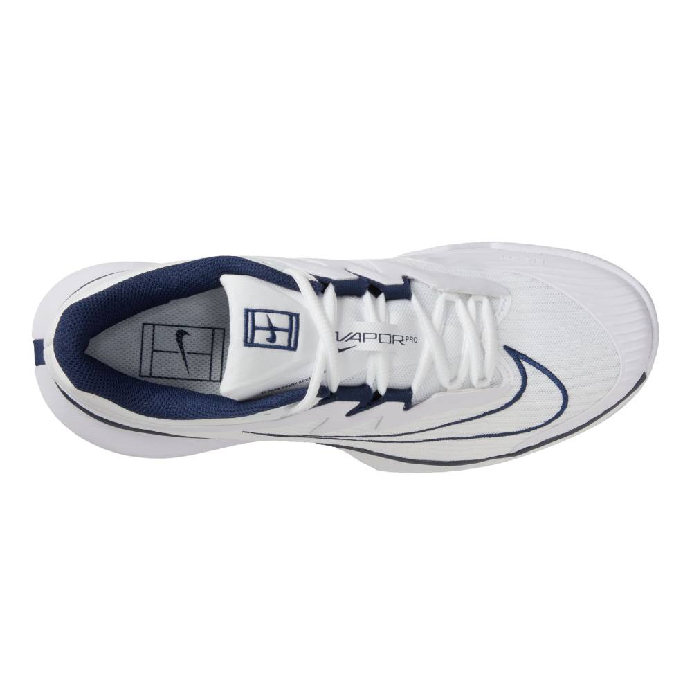 Nike Zoom Vapor Pro 3 Premium Women's Tennis Shoe (White/Navy) - RacquetGuys.ca