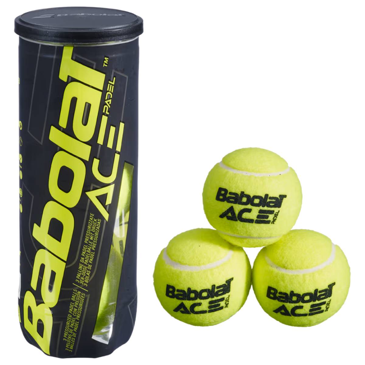 Babolat Ace Padel X3 Balls (3 Ball Can) - RacquetGuys.ca