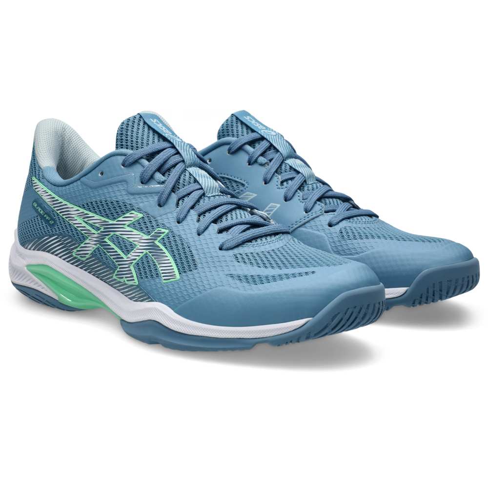 Asics Blade FF 2 Men's Indoor Court Shoe (Saba Blue/White) - RacquetGuys.ca