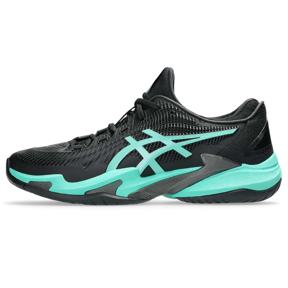 Asics Court FF 3 Men's Tennis Shoe (Black/Aurora Green) - RacquetGuys.ca