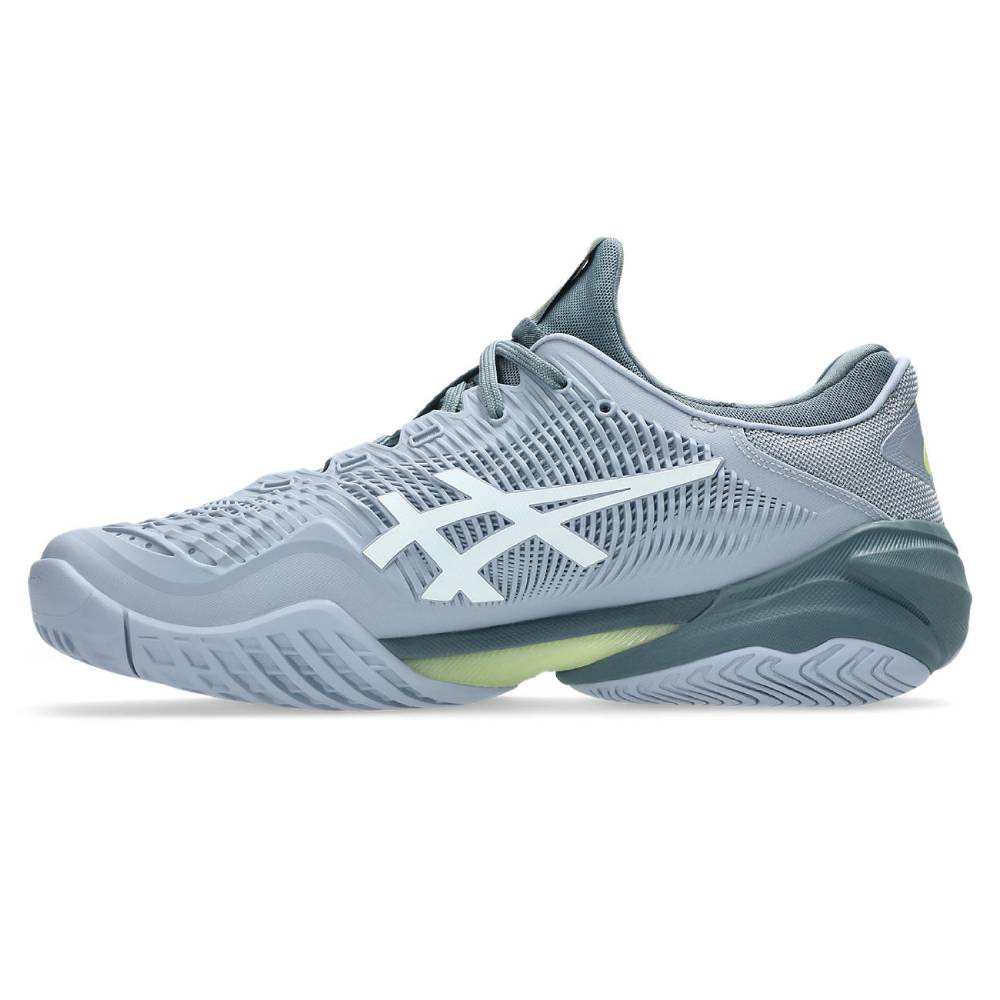 Asics Court FF 3 Men's Tennis Shoe (Grey Blue/White) - RacquetGuys.ca