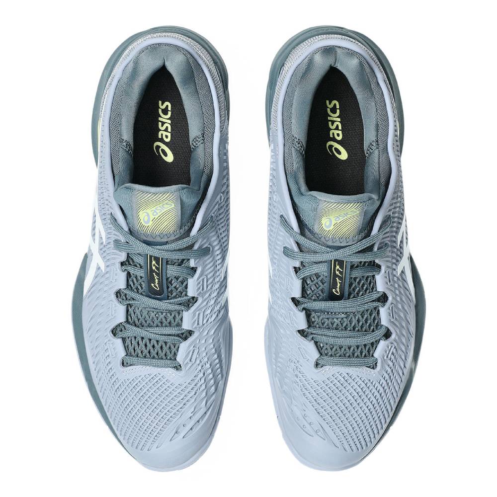 Asics Court FF 3 Men's Tennis Shoe (Grey Blue/White) - RacquetGuys.ca