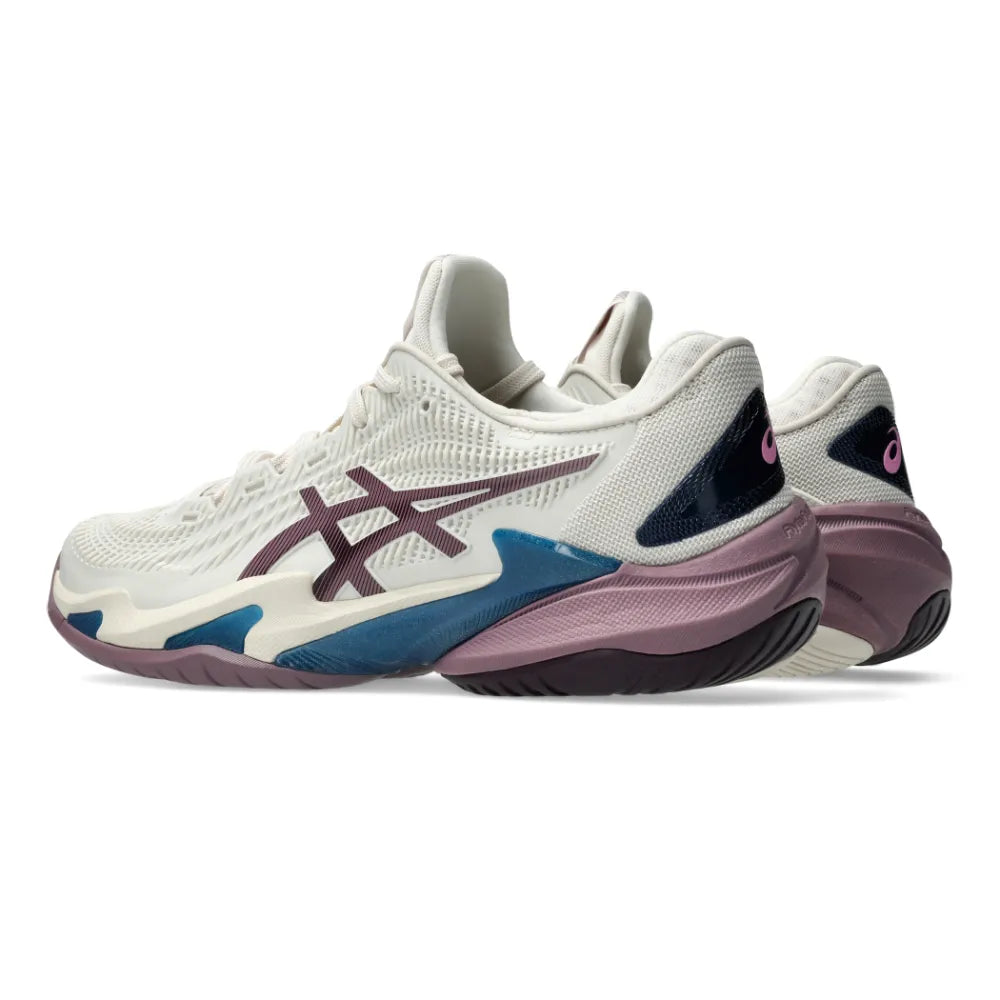 Asics Court FF 3 Women's Tennis Shoe (Soft Oat/Dusty Mauve) - RacquetGuys.ca