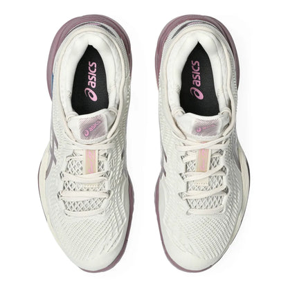 Asics Court FF 3 Women's Tennis Shoe (Soft Oat/Dusty Mauve) - RacquetGuys.ca