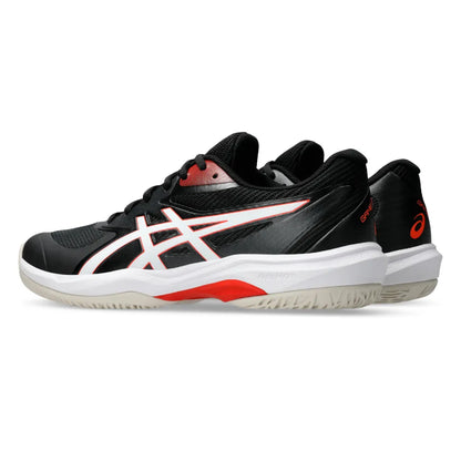 Asics Game FF Men's Tennis Shoe (Black/Cherry Tomato) - RacquetGuys.ca