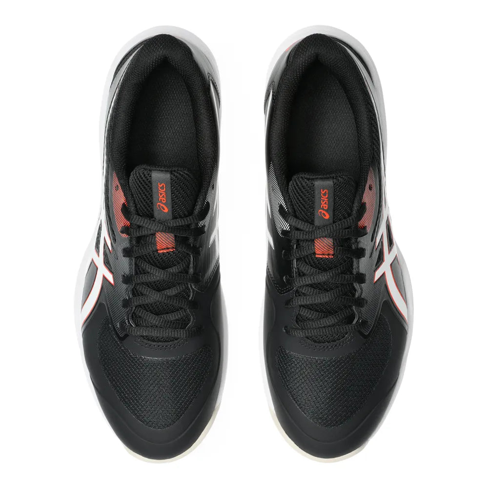 Asics Game FF Men's Tennis Shoe (Black/Cherry Tomato) - RacquetGuys.ca