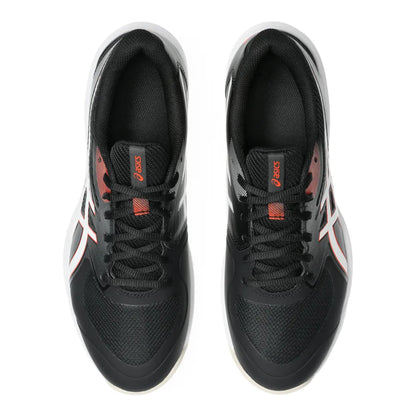 Asics Game FF Men's Tennis Shoe (Black/Cherry Tomato) - RacquetGuys.ca