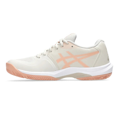 Asics Game FF Women's Tennis Shoe (Soft Oat/Cantaloupe) - RacquetGuys.ca