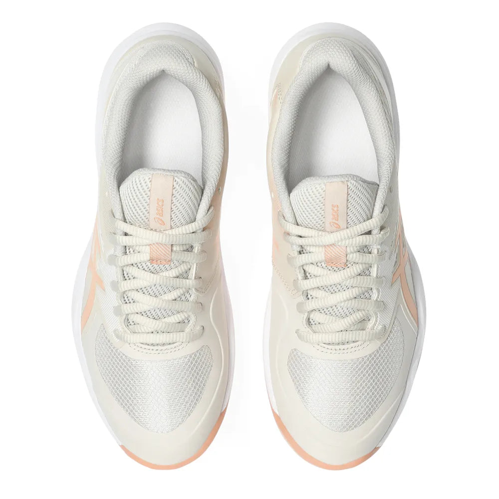 Asics Game FF Women's Tennis Shoe (Soft Oat/Cantaloupe) - RacquetGuys.ca