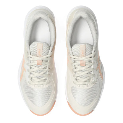 Asics Game FF Women's Tennis Shoe (Soft Oat/Cantaloupe) - RacquetGuys.ca