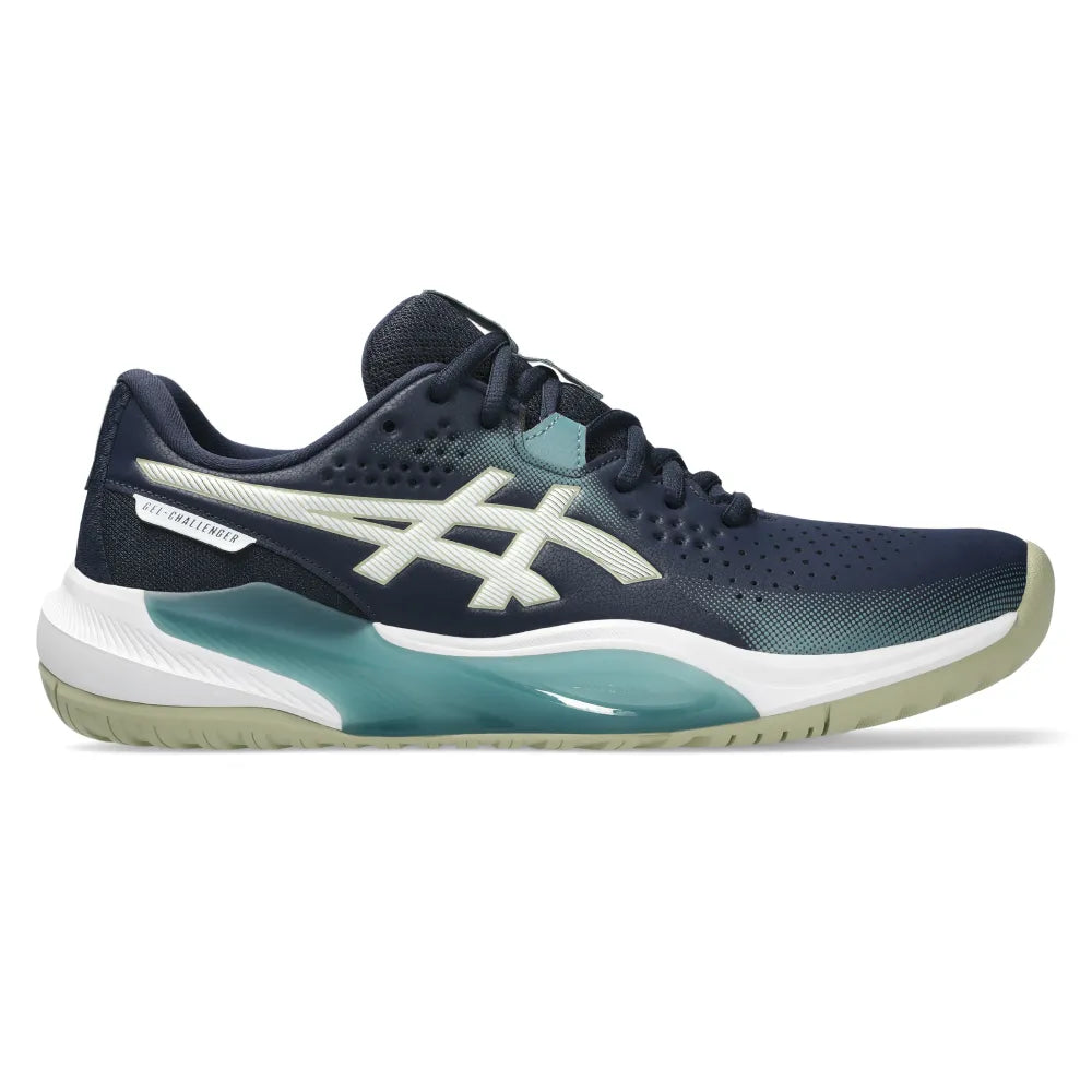 Asics Gel Challenger 15 Men's Tennis Shoe (Midnight/Oatmeal) - RacquetGuys.ca