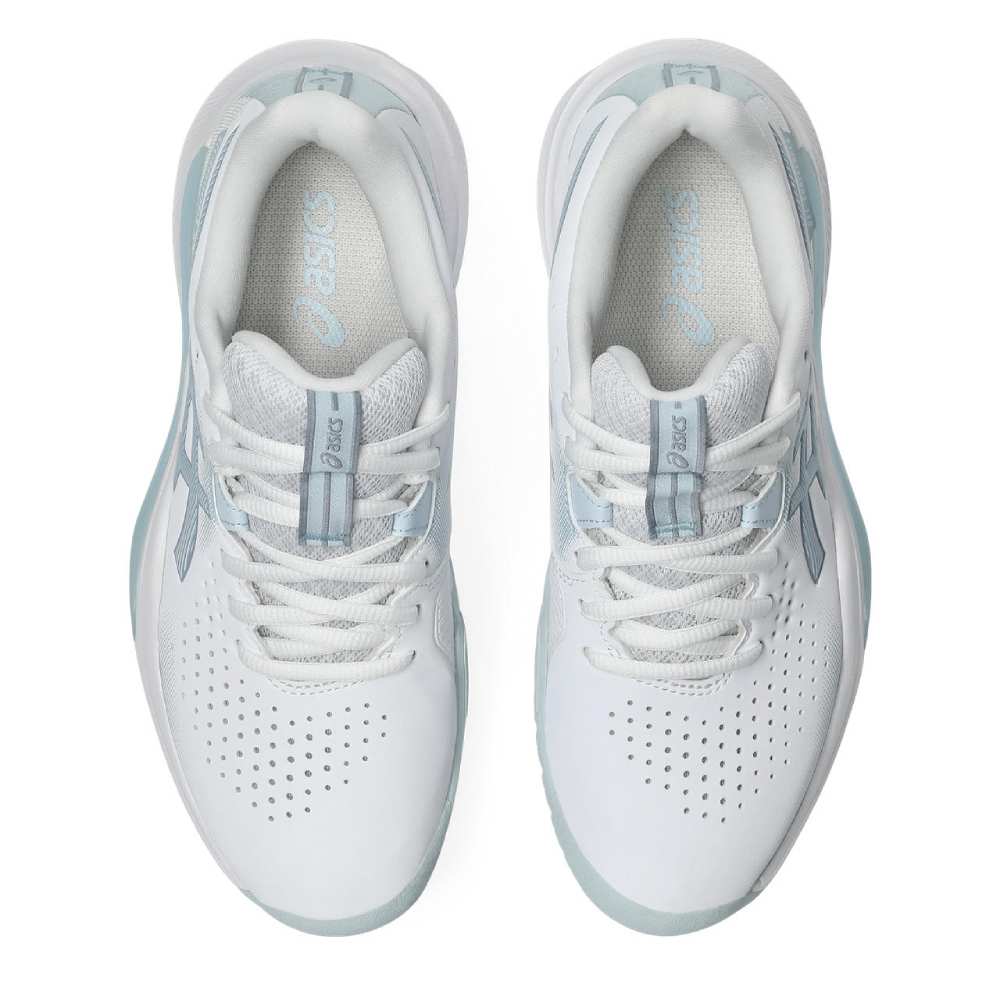 Asics Gel Challenger 15 Women's Tennis Shoe (White/Sky)