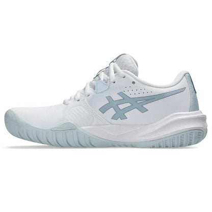 Asics Gel Challenger 15 Women's Tennis Shoe (White/Sky)