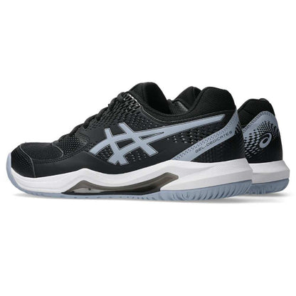Asics Gel Dedicate 8 Men's Tennis Shoe (Black/Grey Blue) - RacquetGuys.ca
