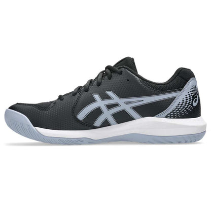 Asics Gel Dedicate 8 Men's Tennis Shoe (Black/Grey Blue) - RacquetGuys.ca