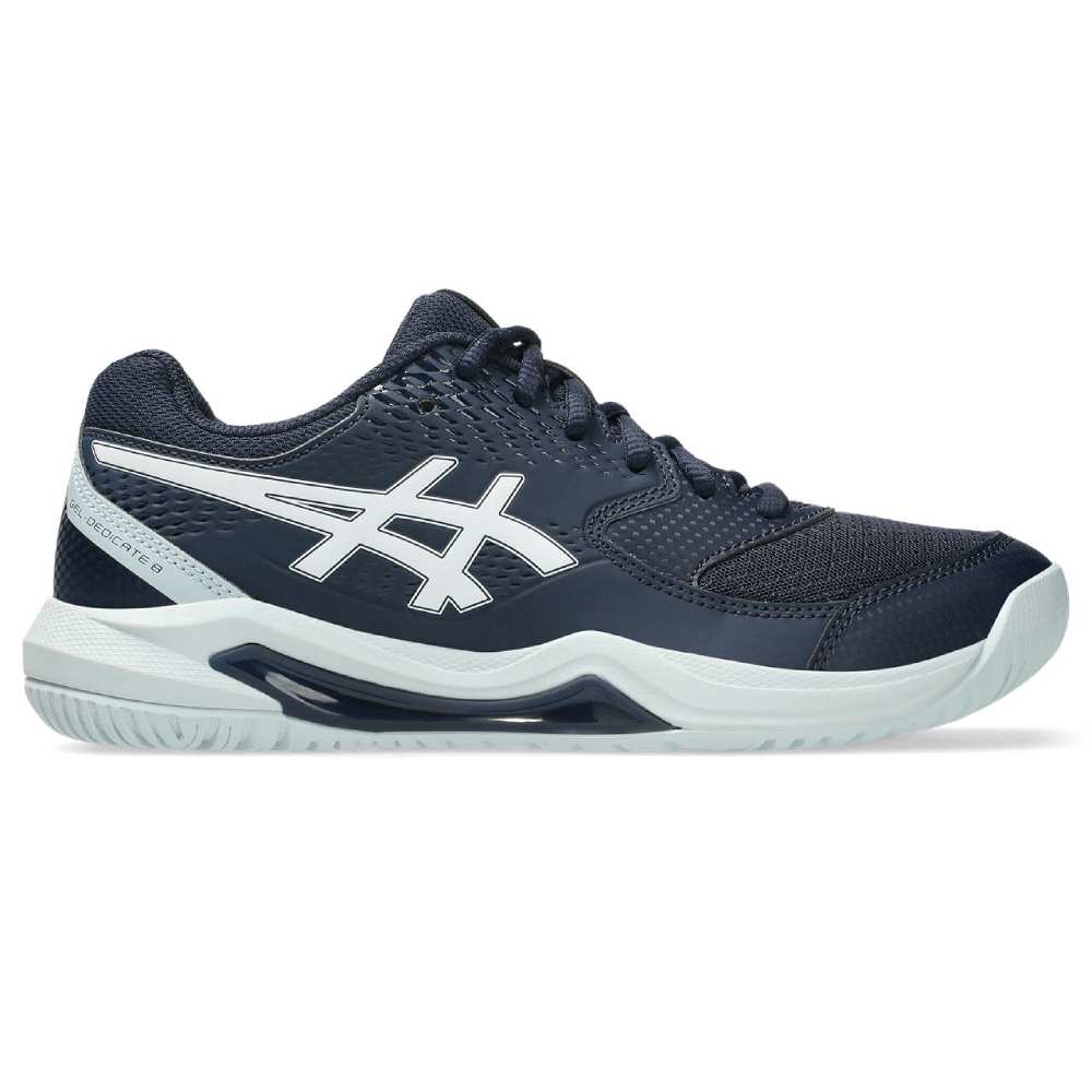 Asics Gel Dedicate 8 Women's Tennis Shoe (Midnight/White) - RacquetGuys.ca