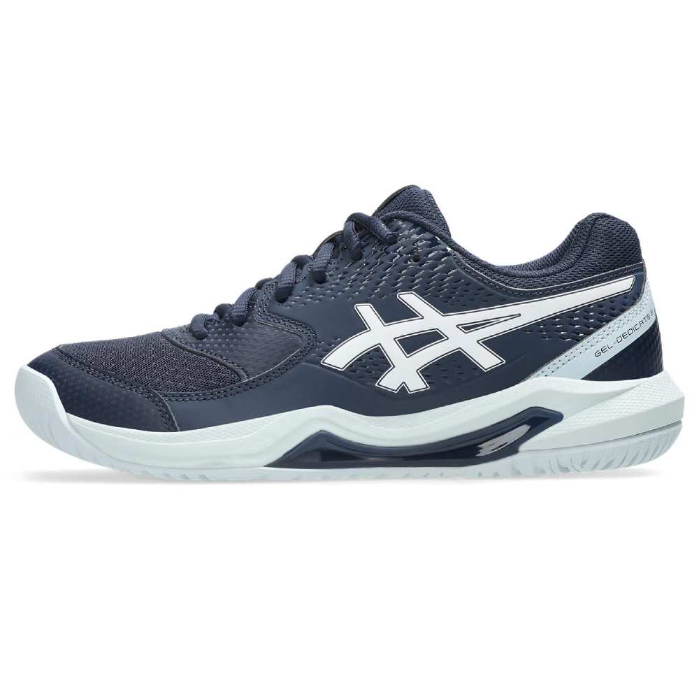 Asics Gel Dedicate 8 Women's Tennis Shoe (Midnight/White) - RacquetGuys.ca