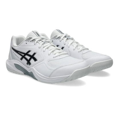 Asics Gel Dedicate 9 Wide Men's Tennis Shoe (White/Black) - description - RacquetGuys.ca