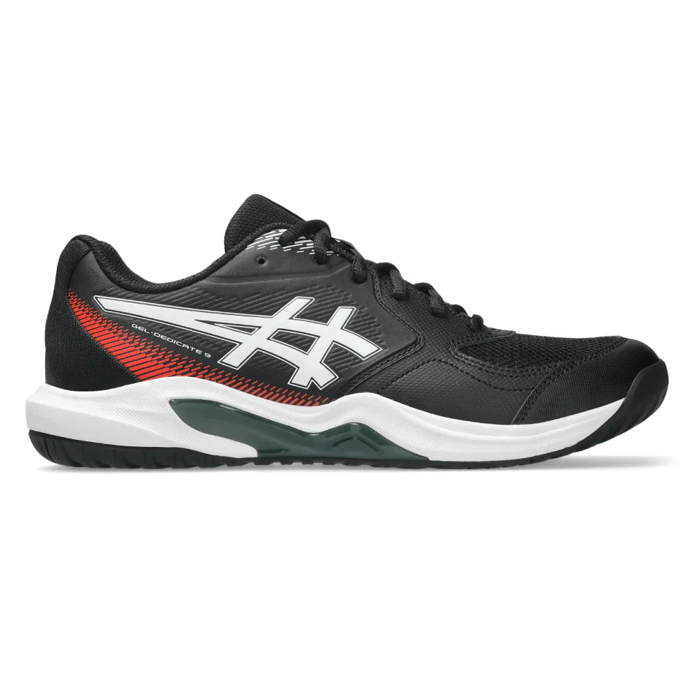 Asics Gel Dedicate 9 Women's Tennis Shoe (Black/White) - Description - RacquetGuys.ca