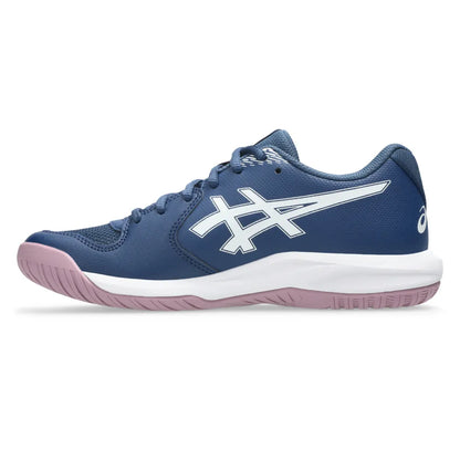Asics Gel Dedicate 9 Women's Tennis Shoe (Independence Blue/White) - RacquetGuys.ca