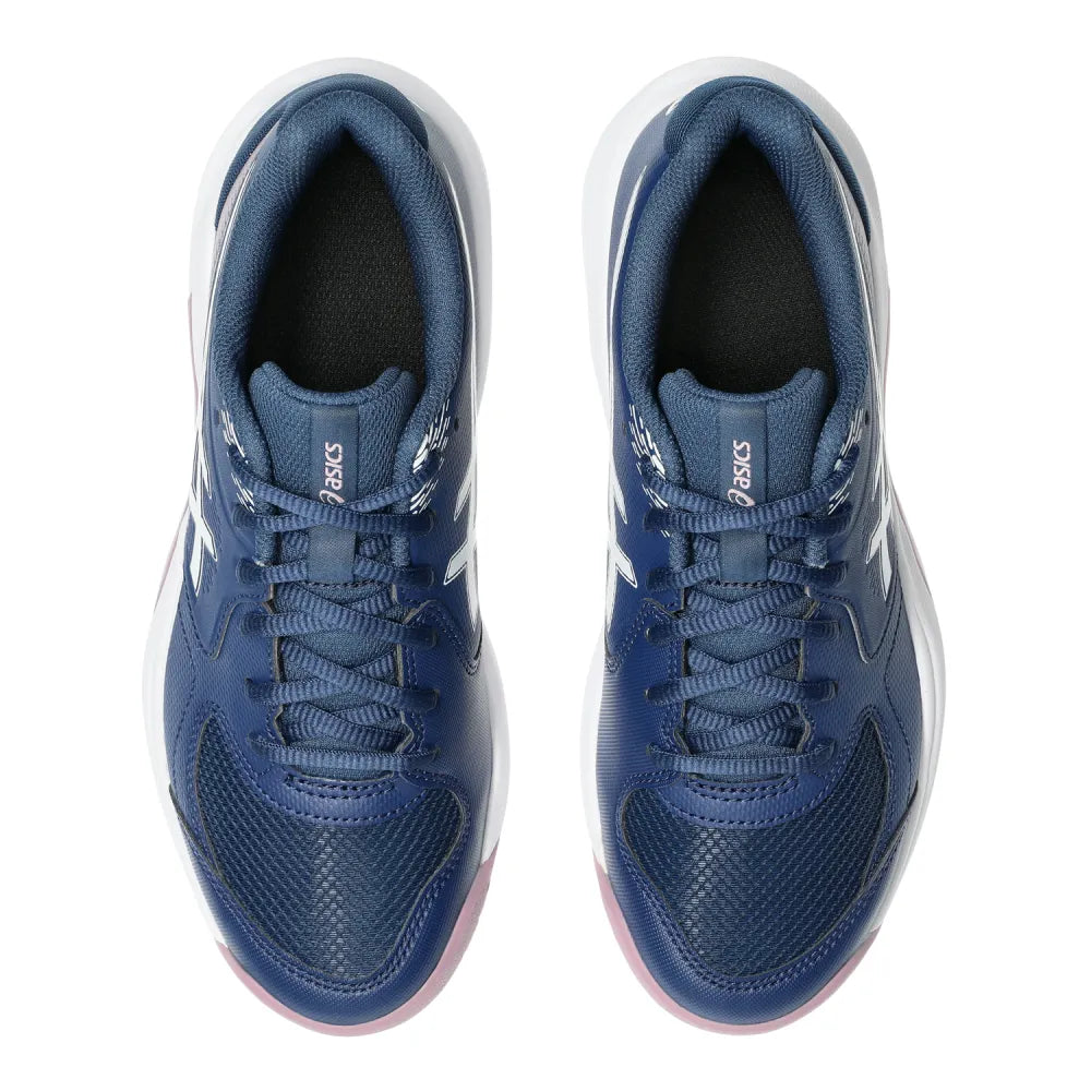 Asics Gel Dedicate 9 Women's Tennis Shoe (Independence Blue/White) - RacquetGuys.ca