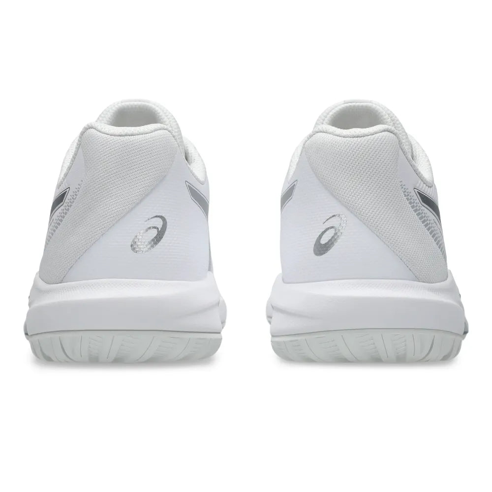Asics Gel Dedicate 9 Women's Tennis Shoe (White/Pure Silver) - RacquetGuys.ca