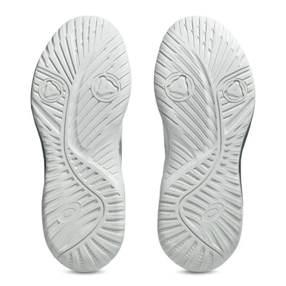 Asics Gel Dedicate 9 Women's Tennis Shoe (White/Pure Silver) - RacquetGuys.ca
