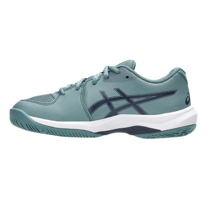 Asics Gel Game GS Junior Tennis Shoe (Foggy Teal/White) - RacquetGuys.ca