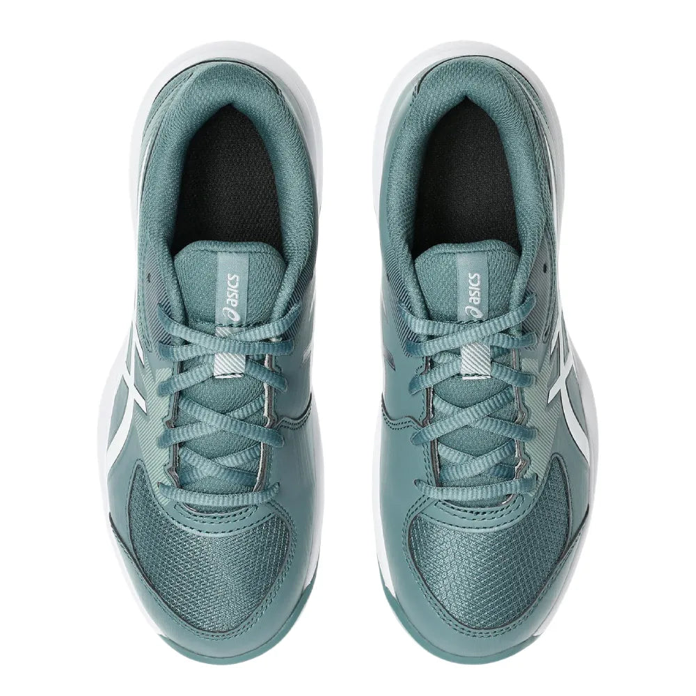 Asics Gel Game GS Junior Tennis Shoe (Foggy Teal/White) - RacquetGuys.ca