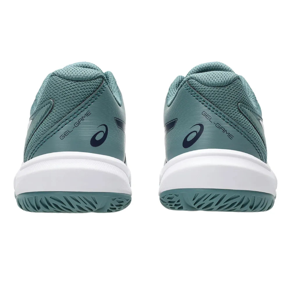 Asics Gel Game GS Junior Tennis Shoe (Foggy Teal/White) - RacquetGuys.ca