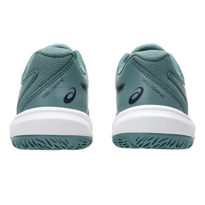 Asics Gel Game GS Junior Tennis Shoe (Foggy Teal/White) - RacquetGuys.ca