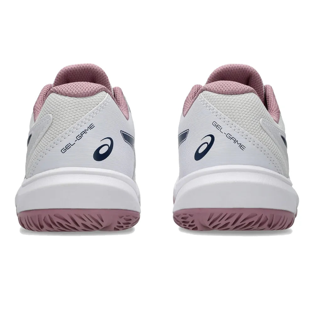 Asics Gel Game GS Junior Tennis Shoe (White/Independence Blue) - RacquetGuys.ca
