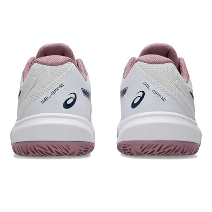 Asics Gel Game GS Junior Tennis Shoe (White/Independence Blue) - RacquetGuys.ca