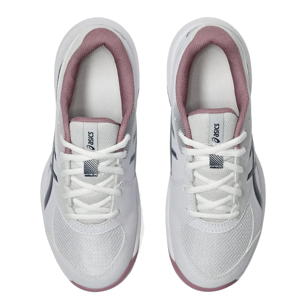 Asics Gel Game GS Junior Tennis Shoe (White/Independence Blue) - RacquetGuys.ca