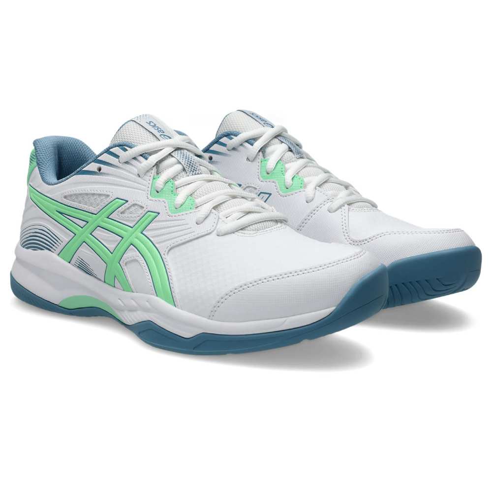Asics Gel Renma 2 Men's Indoor Court Shoe (White/Menthol) - RacquetGuys.ca