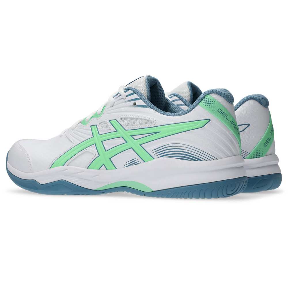 Asics Gel Renma 2 Men's Indoor Court Shoe (White/Menthol) - RacquetGuys.ca