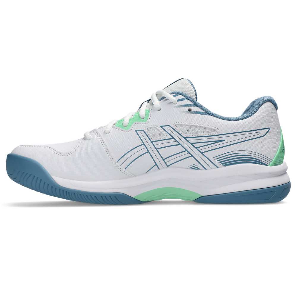 Asics Gel Renma 2 Men's Indoor Court Shoe (White/Menthol) - RacquetGuys.ca