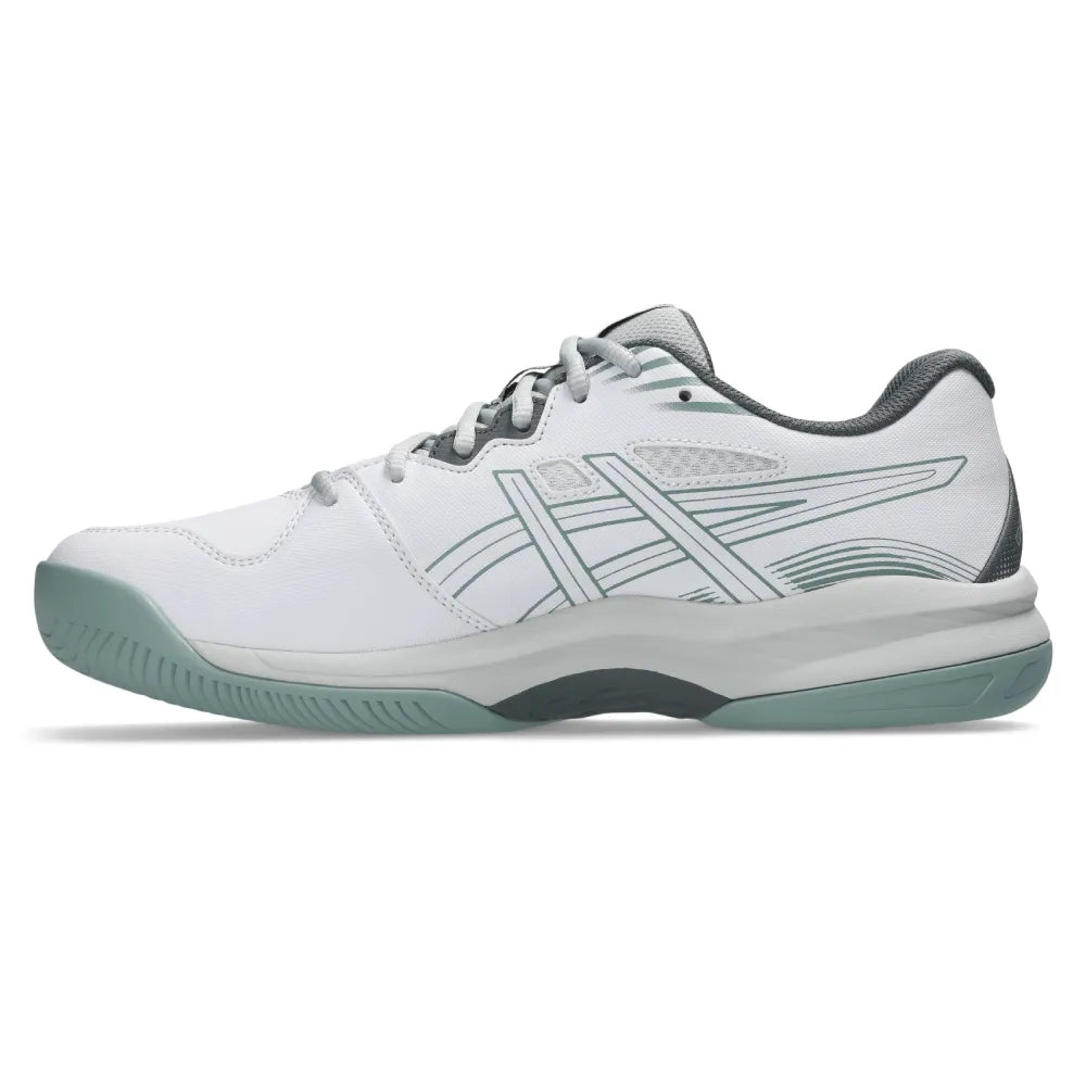 Asics Gel Renma 2 Men's Indoor Court Shoe (White/Steel Grey) - RacquetGuys.ca