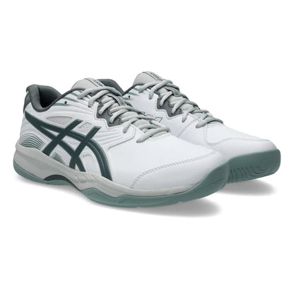 Asics Gel Renma 2 Men's Indoor Court Shoe (White/Steel Grey) - RacquetGuys.ca