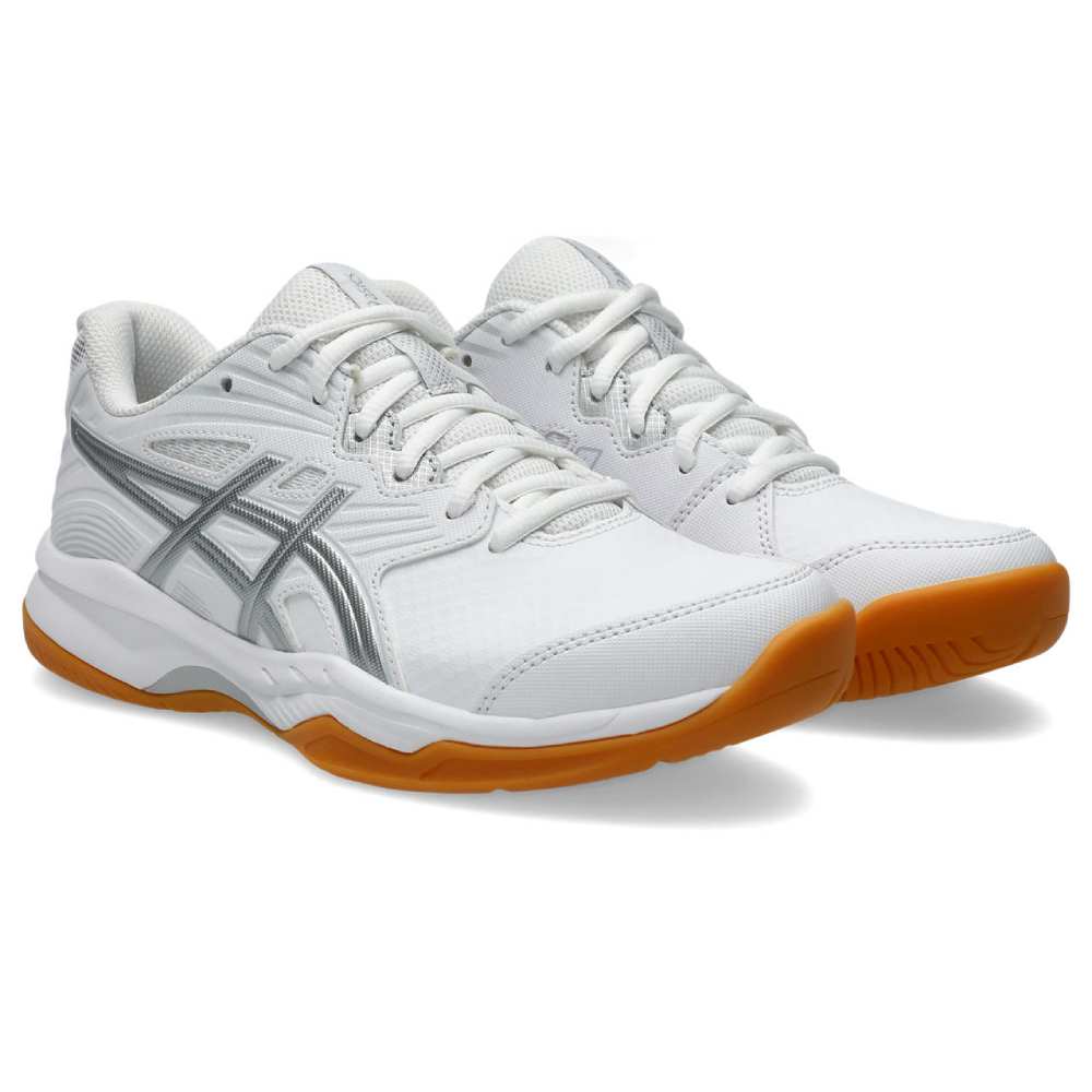 Asics Gel Renma 2 Women's Indoor Court Shoe (White/Pure Silver) - RacquetGuys.ca