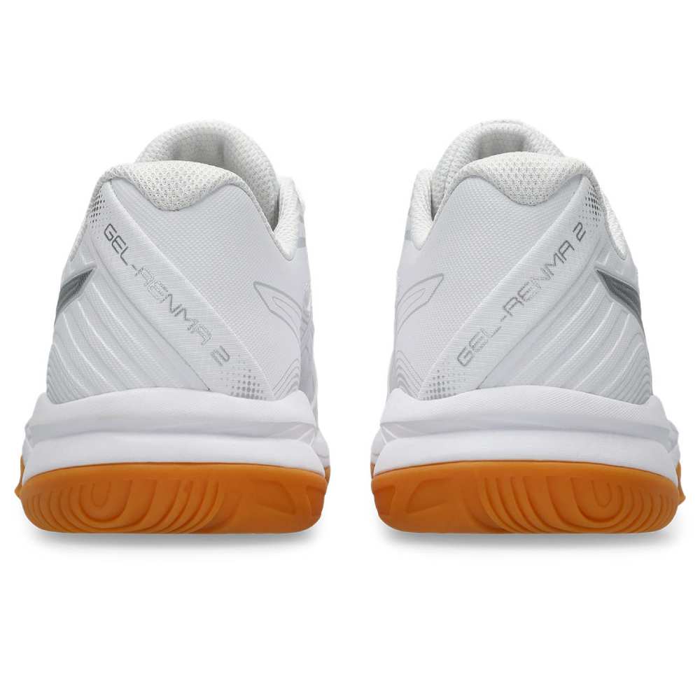 Asics Gel Renma 2 Women's Indoor Court Shoe (White/Pure Silver) - RacquetGuys.ca