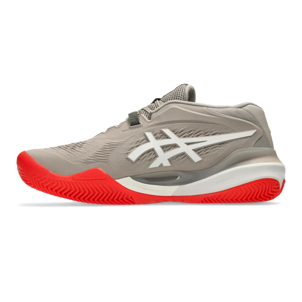 Asics Gel Resolution X Clay Men's Tennis Shoe (Greige/Soft Oat) - RacquetGuys.ca