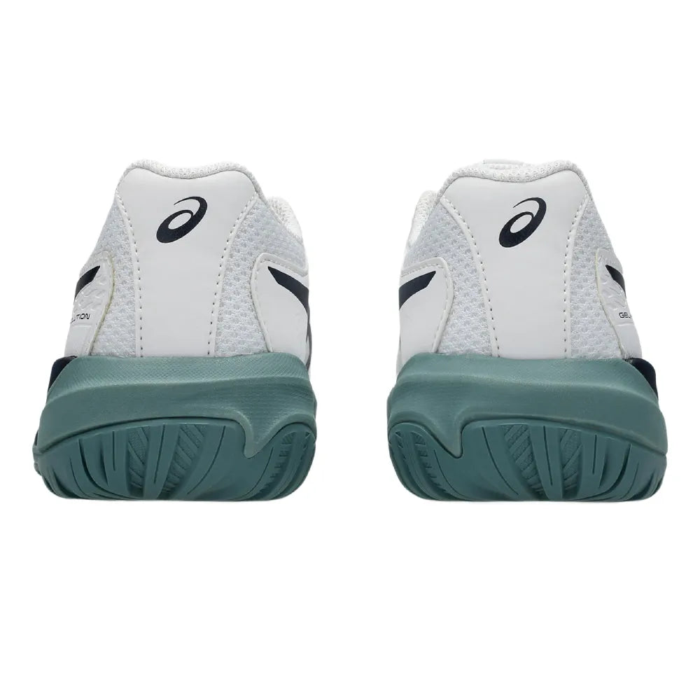 Asics Gel Resolution X GS Junior Tennis Shoe (White/Midnight) - RacquetGuys.ca