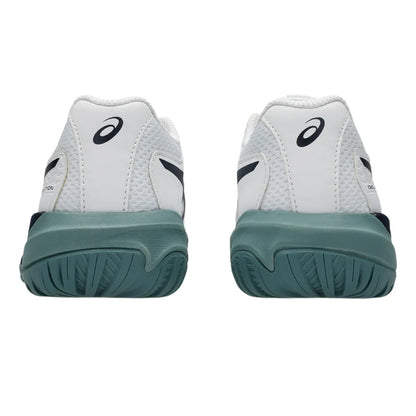 Asics Gel Resolution X GS Junior Tennis Shoe (White/Midnight) - RacquetGuys.ca